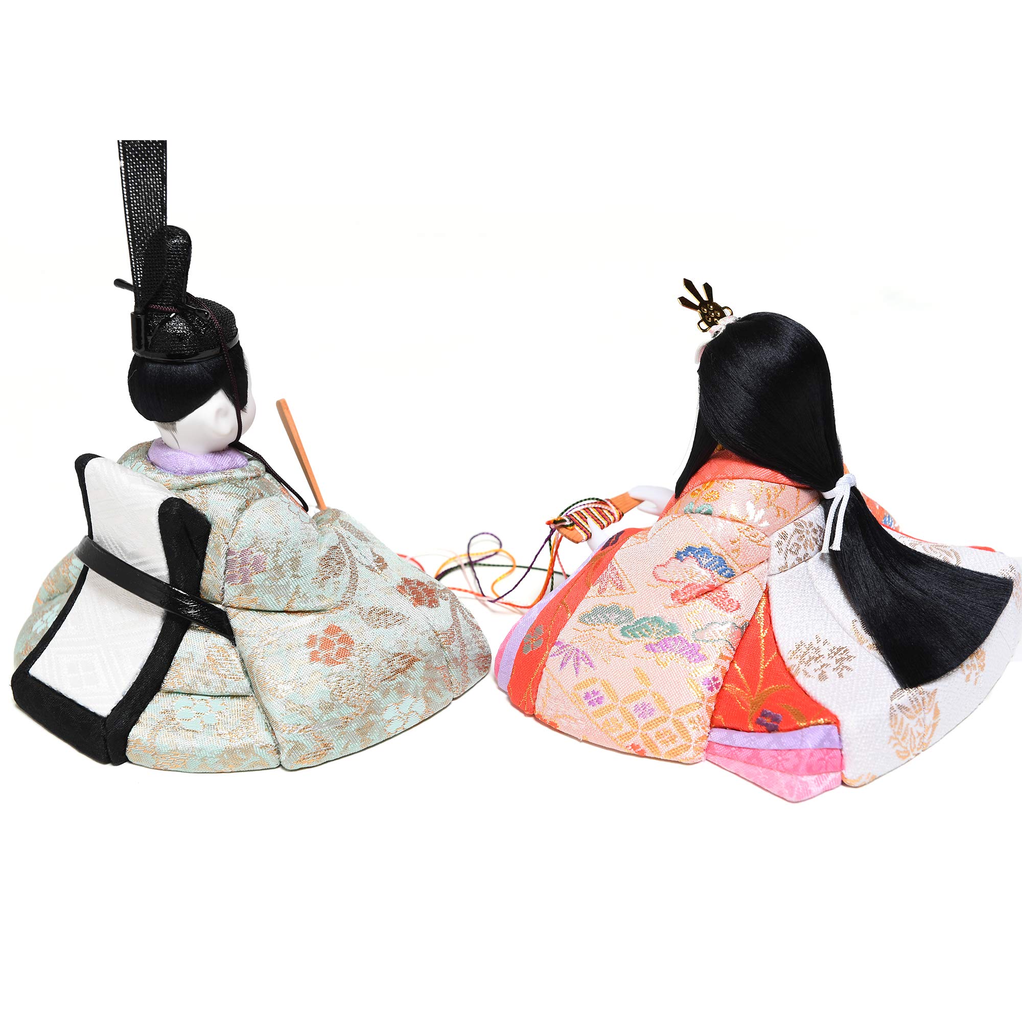 Amazon | 【江戸木目込】【木目込／五人・十五人飾】咲良雛・五人飾 咲